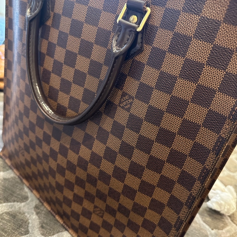 Louis Vuitton Dark Brown Checkered Briefcase